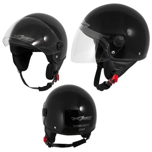 Open face jet helmet - jet,