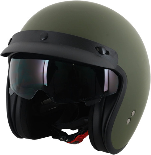 Stealth open face - face, motorcycle