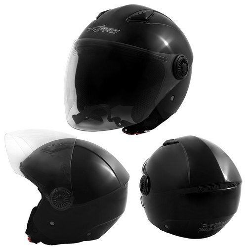 Jet helmet open - face, motorbike