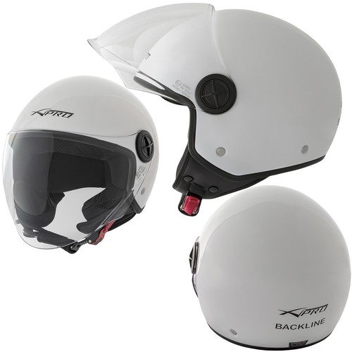 Open face jet helmet lid - face,
