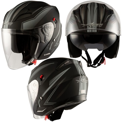 Helmet moto jet scooter double - moto,