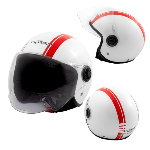 Helmet motorcycle jet white - motorcycle,