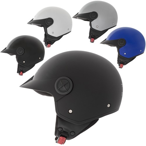 Open face jet helmet - face,