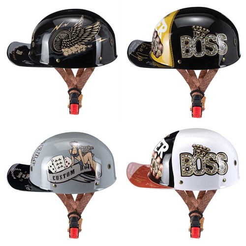New motorcycle half - new,