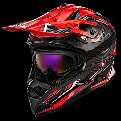 Red black dot - red&black, face