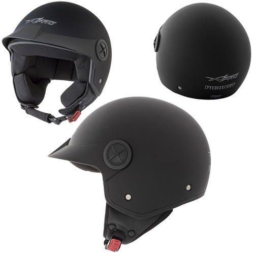 Open face jet helmet lid - jet,