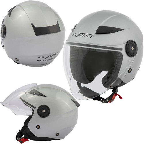 Helmet jet motorcycle long - jet,