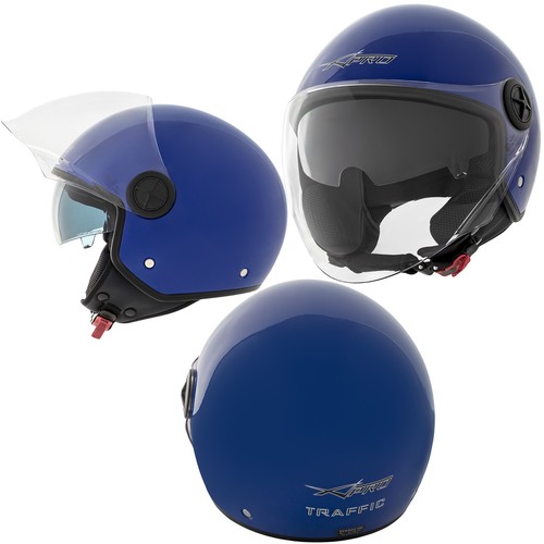 Open face jet helmet motorbike - jet,