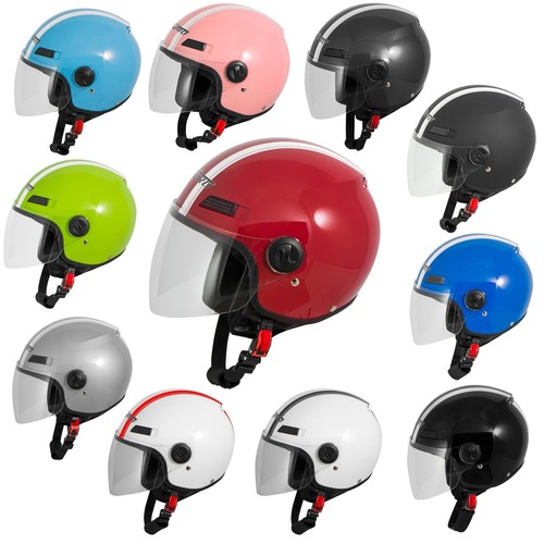 Open face jet helmet lid - face,